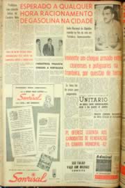 Página do jornal Unitário de janeiro de 1962