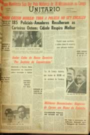 Página do jornal Unitário de janeiro de 1962