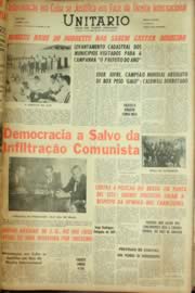 Página do jornal Unitário de janeiro de 1962