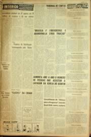 Página do jornal Unitário de janeiro de 1962