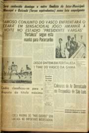 Página do jornal Unitário de janeiro de 1962