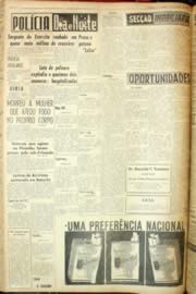 Página do jornal Unitário de janeiro de 1962
