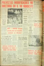 Página do jornal Unitário de janeiro de 1962