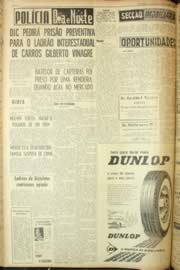 Página do jornal Unitário de fevereiro de 1962