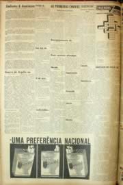 Página do jornal Unitário de fevereiro de 1962
