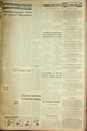 Página do jornal Unitário de fevereiro de 1962