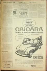 Página do jornal Unitário de fevereiro de 1962