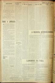 Página do jornal Unitário de fevereiro de 1962