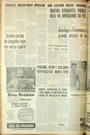 Página do jornal Unitário de fevereiro de 1962