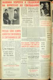 Página do jornal Unitário de fevereiro de 1962