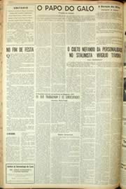 Página do jornal Unitário de março de 1962