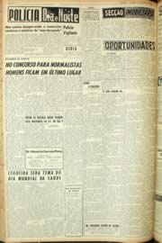 Página do jornal Unitário de março de 1962