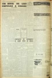 Página do jornal Unitário de março de 1962