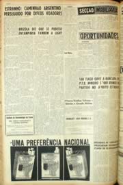Página do jornal Unitário de março de 1962