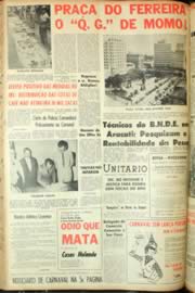 Página do jornal Unitário de março de 1962