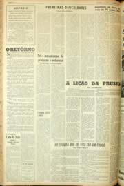 Página do jornal Unitário de março de 1962