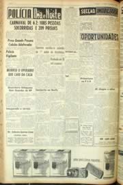 Página do jornal Unitário de março de 1962