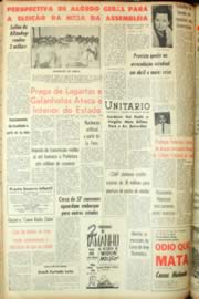 Página do jornal Unitário de março de 1962
