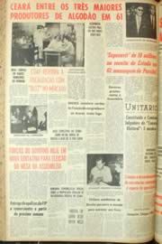 Página do jornal Unitário de março de 1962