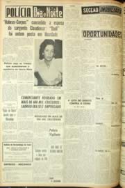 Página do jornal Unitário de março de 1962