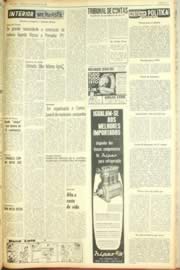 Página do jornal Unitário de março de 1962