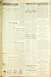 Página do jornal Unitário de março de 1962