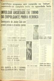 Página do jornal Unitário de março de 1962