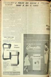 Página do jornal Unitário de março de 1962