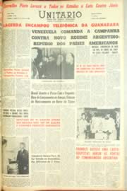 Página do jornal Unitário de março de 1962