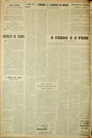 Página do jornal Unitário de abril de 1962