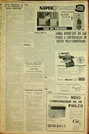 Página do jornal Unitário de abril de 1962