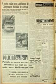 Página do jornal Unitário de abril de 1962