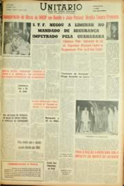 Página do jornal Unitário de abril de 1962