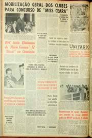 Página do jornal Unitário de abril de 1962