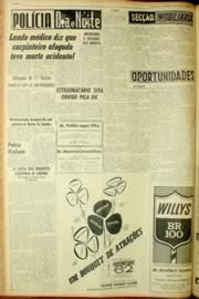 Página do jornal Unitário de abril de 1962