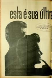 Página do jornal Unitário de abril de 1962