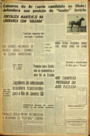 Página do jornal Unitário de abril de 1962