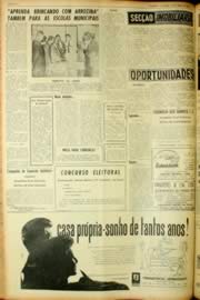 Página do jornal Unitário de abril de 1962