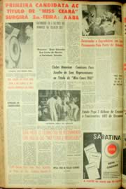 Página do jornal Unitário de abril de 1962
