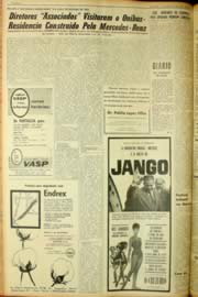 Página do jornal Unitário de abril de 1962
