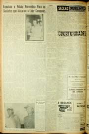 Página do jornal Unitário de maio de 1962