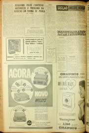 Página do jornal Unitário de maio de 1962