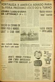 Página do jornal Unitário de maio de 1962