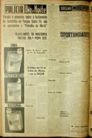 Página do jornal Unitário de maio de 1962