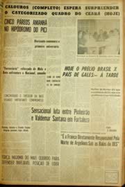 Página do jornal Unitário de maio de 1962