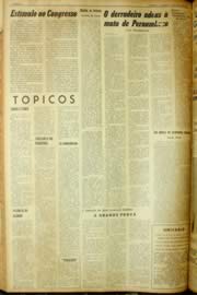 Página do jornal Unitário de maio de 1962