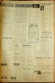 Página do jornal Unitário de maio de 1962