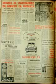 Página do jornal Unitário de maio de 1962
