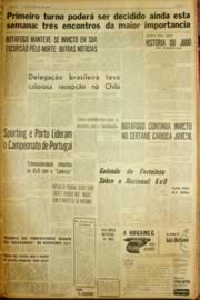 Página do jornal Unitário de maio de 1962