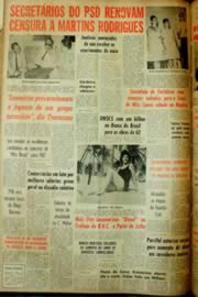 Página do jornal Unitário de maio de 1962